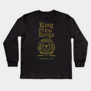 king of the king Kids Long Sleeve T-Shirt